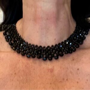 Black Beaded Choker